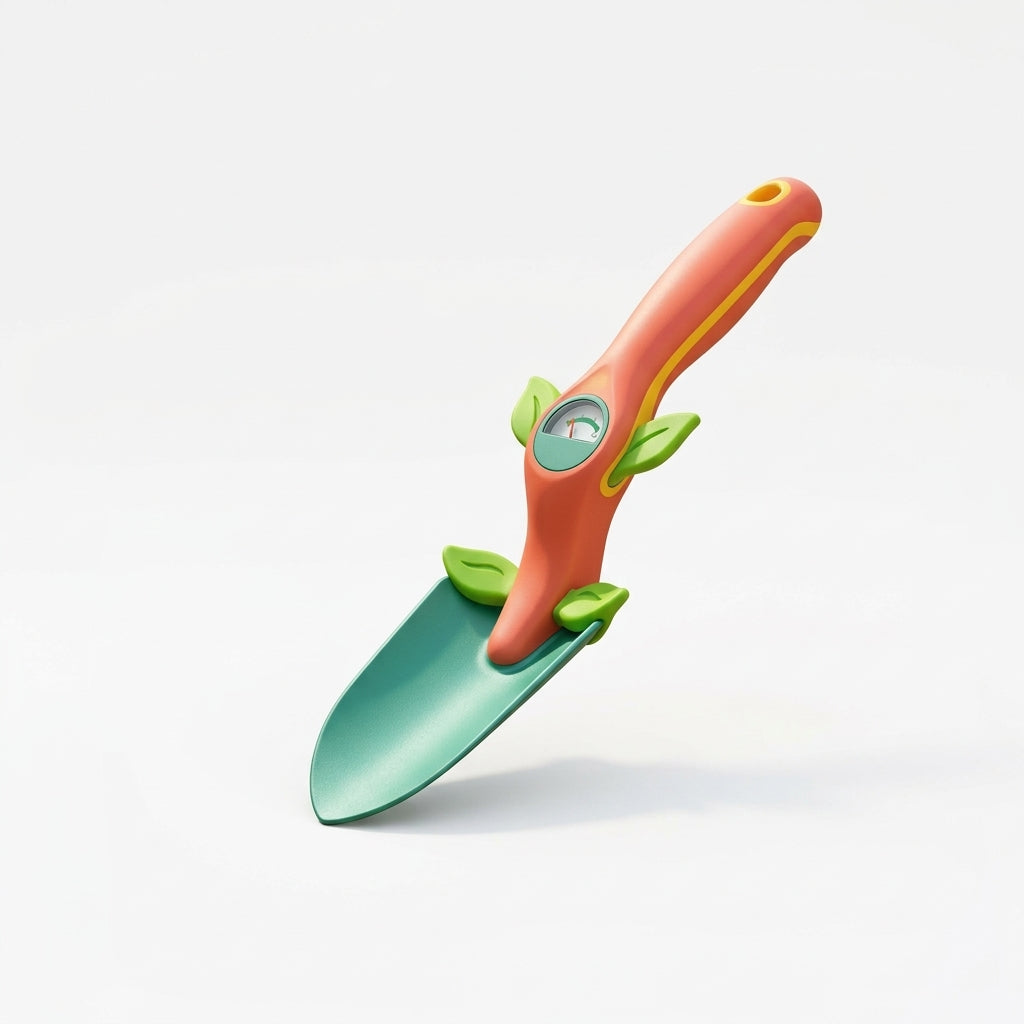 *CvbFdsk Garden Hand Trowel with Built-In Soil Moisture Meter, Ergonomic Planting Shovel for Indoor and Outdoor Gardening*