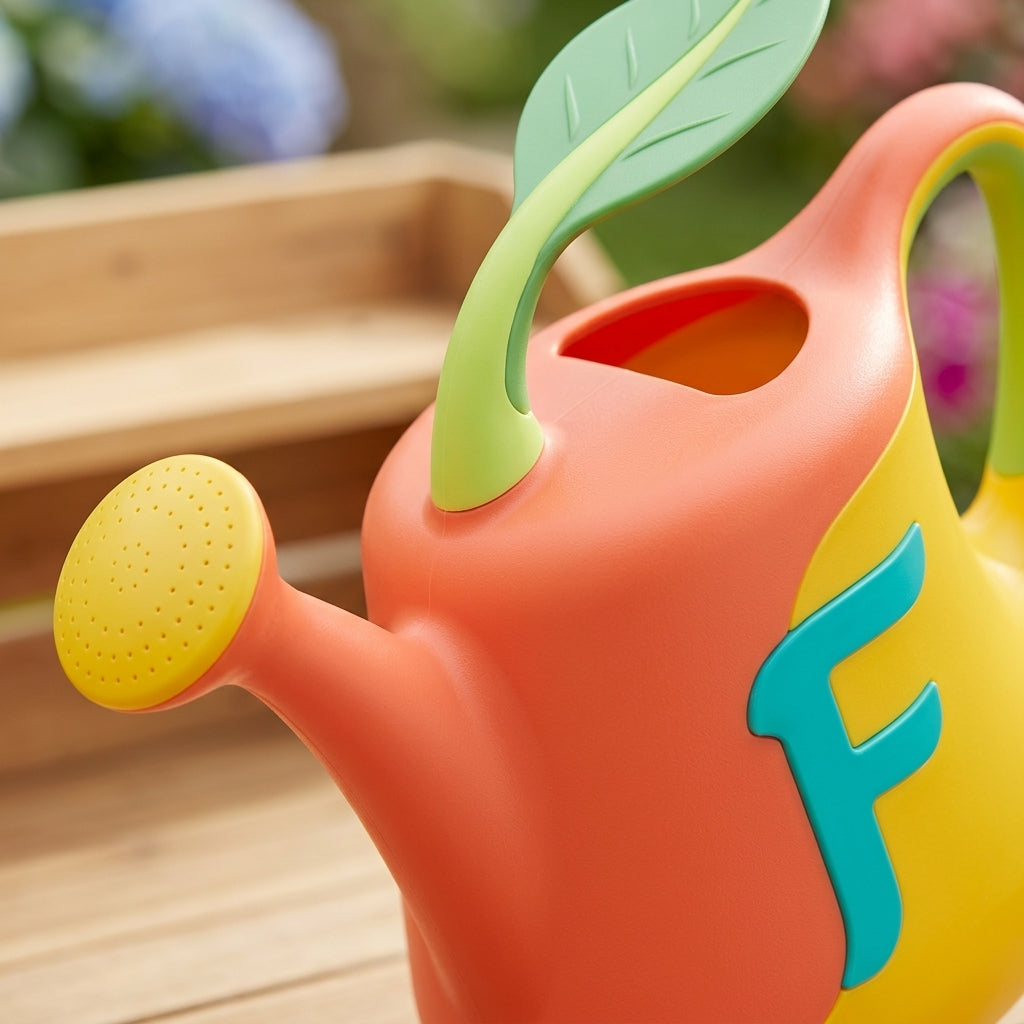 *CvbFdsk Colorful Garden Watering Can with Easy-Grip Handle*